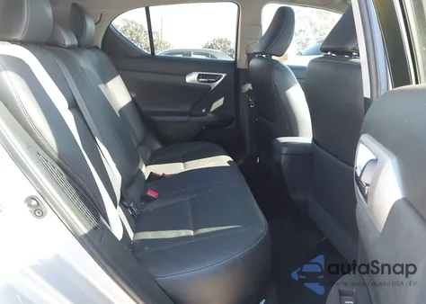 2012 Lexus Ct 200H Premium z USA, uszkodzony, nr VIN JTHKD5BH5C2115097